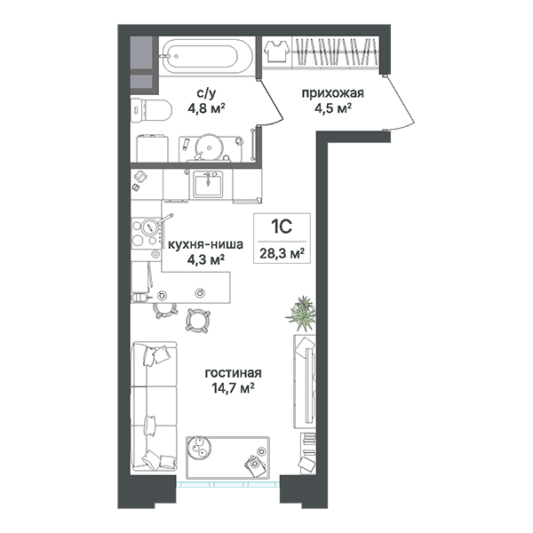 ЖК SokolInn Park, Москва | Жилой комплекс «СоколИнн Парк» рядом с парком Сокольники, группа «Эталон»