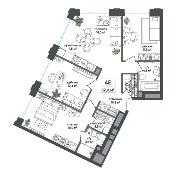 ЖК SokolInn Park, Москва | Жилой комплекс «СоколИнн Парк» рядом с парком Сокольники, группа «Эталон»